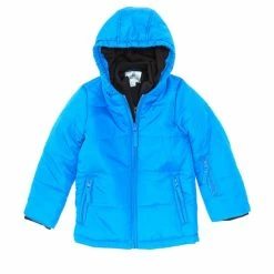 Budget 🛒 Class Club Little Boys 2T-7 Bib Hooded Puffer Jacket Navy ⌛ -Class Club Shop unnamed file 106