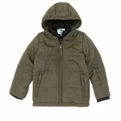 Budget 🛒 Class Club Little Boys 2T-7 Bib Hooded Puffer Jacket Navy ⌛ -Class Club Shop unnamed file 108