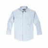 Best Sale 👍 Class Club Gold Label Little Boys 2T-7 Long-Sleeve Oxford 👕 Shirt Blue 😀