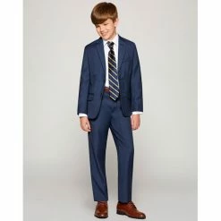 Coupon ❤️ Class Club Gold Label Big Boys 8-20 Spread Collar Herringbone 👕 Shirt White 👍 -Class Club Shop unnamed file 139