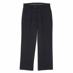 Budget ⌛ Class Club Gold Label Big Boys 8-20 Flat-Front 👗 Dress Pants Black ✔️