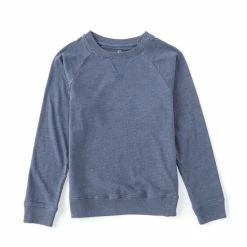 Outlet 😉 Class Club Big Boys 8-20 Long-Sleeve Slub Tee Dark Blue Heather 🛒 -Class Club Shop unnamed file 190