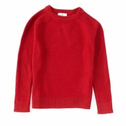 Brand new 👏 Class Club Little Boys 2T-7 Crew Neck Raglan Long Sleeve Sweater Red 💯