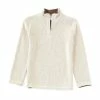 Best Pirce 🥰 Class Club Big Boys 8-20 1/4 Zip Reversible Flatback Ribbed Pullover Rust Heather 🌟