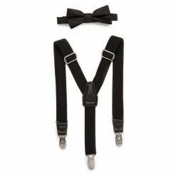 Wholesale 🔔 Class Club Gold Label Boys Bow Tie & Suspenders Set Black 🔔 -Class Club Shop unnamed file 251