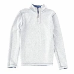 Best Pirce 🥰 Class Club Big Boys 8-20 1/4 Zip Reversible Flatback Ribbed Pullover Rust Heather 🌟 -Class Club Shop unnamed file 28