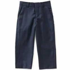 Best Pirce 🔥 Class Club Gold Label Little Boys 2T-7 Sharkskin 👗 Dress Pants Blue ❤️