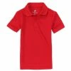 Best Sale ⌛ Class Club Little Boys 2T-7 Short-Sleeve Double-Knit Synthetic Performance Polo 👕 Shirt Purple ✨