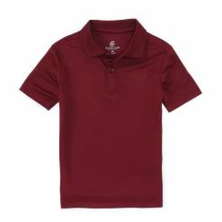 Best Sale ⌛ Class Club Little Boys 2T-7 Short-Sleeve Double-Knit Synthetic Performance Polo 👕 Shirt Purple ✨ -Class Club Shop unnamed file 312