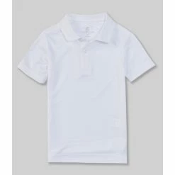 Best Sale ⌛ Class Club Little Boys 2T-7 Short-Sleeve Double-Knit Synthetic Performance Polo 👕 Shirt Purple ✨ -Class Club Shop unnamed file 321