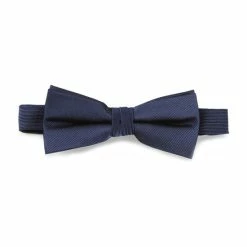 Outlet 🔔 Class Club Boys Solid Silk Bow Tie Silver 🎁 -Class Club Shop unnamed file 329