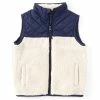 Outlet 🎁 Class Club Big Boys 2-7 Quilted Sherpa Vest Oatmeal 🎁
