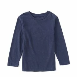 Cheapest โ Class Club Little Boys 2T-7 Slub Knit Long Sleeve Crew Neck Tee Navy ๐งจ