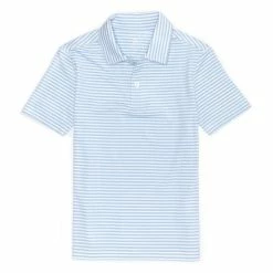 Cheapest โ Class Club Big Boys 8-20 Short-Sleeve Feeder Stripe Polo ๐ Shirt Vista Blue ๐