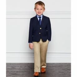 Best Pirce 🥰 Class Club Gold Label Little Boys 2T-7 Long-Sleeve Non-Iron Micro Stripe Button-Front 👚 Shirt Blue 🔥 -Class Club Shop unnamed file 513