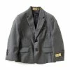 Promo 🎁 Class Club Gold Label Little Boys 2T-7 Sharkskin Blazer Grey ✨