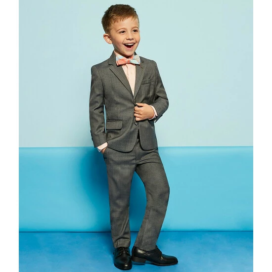 Promo 🎁 Class Club Gold Label Little Boys 2T-7 Sharkskin Blazer Grey ✨ 2 Promo 🎁 Class Club Gold Label Little Boys 2T-7 Sharkskin Blazer Grey ✨ - Image 2