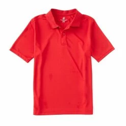 Cheap ❤️ Class Club Big Boys 10-20 Husky Short-Sleeve Synthetic Performance Polo 👚 Shirt Red ❤️ -Class Club Shop unnamed file 545