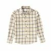 Top 10 😀 Class Club Big Boys 8-20 Plaid Flannel Long Sleeve Button Down 👚 Shirt Khaki 🧨
