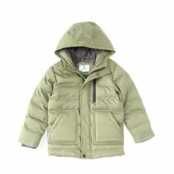 Budget 😉 Class Club Big Boys 8-20 Herringbone Twill Parka Mustard 🤩