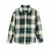 Buy ⌛ Class Club Little Boys 2T-7 Plaid Flannel Long Sleeve Button Down 👚 Shirt Red/ivory 🔥