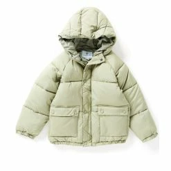 Best deal โค๏ธ Class Club Little Boys 2T-7 Hooded Puffer Jacket Green ๐