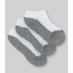 Discount 👍 Class Club Boys 3-Pack Athletic 🧦 Socks White/grey 🎁