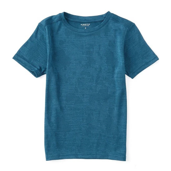 Promo ⌛ Kinetic By Class Club Big Boys 8-20 Intarsia Short Sleeve Camo Print Crew Neck Tee Black 🥰 4 Promo ⌛ Kinetic By Class Club Big Boys 8-20 Intarsia Short Sleeve Camo Print Crew Neck Tee Black 🥰 - Image 4