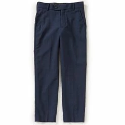 Outlet ๐ Class Club Gold Label Big Boys 8-20 Glen Plaid Pants Navy ๐