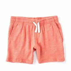 Best Pirce 🔔 Class Club Little Boys 2T-7 Pull-On French Terry Shorts Washed Red ⌛