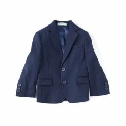 Budget 🧨 Class Club Little Boys 3T-7 Navy Sharkskin 👗 Dress Jacket 🌟