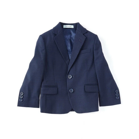 Budget ๐งจ Class Club Little Boys 3T-7 Navy Sharkskin ๐ Dress Jacket ๐ 1 Budget ๐งจ Class Club Little Boys 3T-7 Navy Sharkskin ๐ Dress Jacket ๐