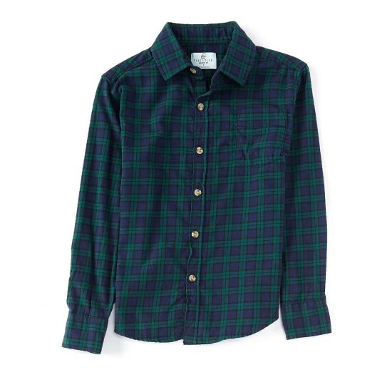 Coupon ๐ Class Club Big Boys 8-20 Blackwatch Plaid Flannel Long Sleeve Button Down ๐ Shirt Navy โจ 1 Coupon ๐ Class Club Big Boys 8-20 Blackwatch Plaid Flannel Long Sleeve Button Down ๐ Shirt Navy โจ