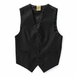 Buy ⌛ Class Club Gold Label Little Boys 2T-7 👗 Dress Vest Black 🧨