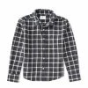 Brand new 🤩 Class Club Big Boys 8-20 Flannel Plaid Button Front 👕 Shirt Blue Heather 👏