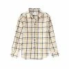 Hot Sale ⌛ Class Club Little Boys 2T-7 Plaid Flannel Long Sleeve Button Down 👚 Shirt Khaki 😉