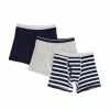 New 😉 Class Club Big Boys 6-20 Performance 3-Pack Boxer Briefs Navy/gray/ivory 🔔