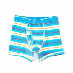 Outlet ⭐ Adventure Wear By Class Club Little Boys 2T-5T Stripe Boxer Briefs Aqua 🛒