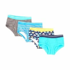 Outlet 💯 Class Club Little Boys 2T-5T Stripe/Cars 4-Pack Boxer Briefs Multi 👍