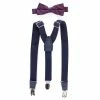 Top 10 😉 Class Club Boys Classic Stripe Bow Tie & Suspender Set Navy ✔️