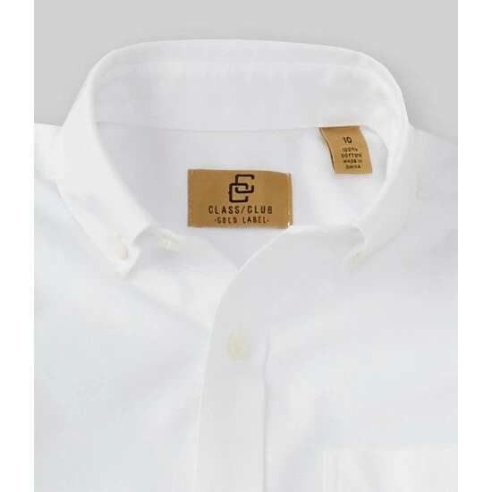 Buy 👍 Class Club Gold Label Big Boys 8-20 Oxford 👕 Shirt Blue 😍 2 Buy 👍 Class Club Gold Label Big Boys 8-20 Oxford 👕 Shirt Blue 😍 - Image 2