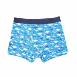 Buy 🔔 Adventure Wear By Class Club Little Boys 2-5 Shark Print Boxer Briefs Blue 🧨