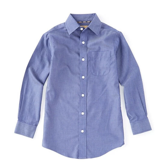 Budget 😀 Class Club Gold Label Big Boys 8-20 Long-Sleeve Non-Iron Denim Texture 👗 Dress 👚 Shirt 🤩 1 Budget 😀 Class Club Gold Label Big Boys 8-20 Long-Sleeve Non-Iron Denim Texture 👗 Dress 👚 Shirt 🤩