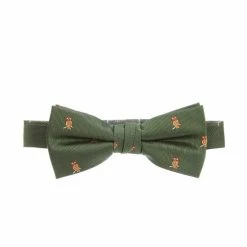 Brand new 👍 Class Club Boys Owl Embroidered Bow Tie Green 😍