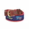 New ✨ Class Club Boys Airplane Twill Belt Red 😍