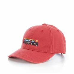 Buy 👍 Class Club Boys Train Embroidered Twill Hat Weathered Red 👍