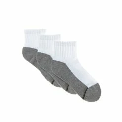 Deals ✨ Class Club Boys 3-Pack Athletic Cushion 🧦 Socks White/grey 🌟