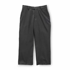 Deals 👍 Class Club Gold Label Big Boys 8-20 Charcoal Flat-Front 👗 Dress Pants 😉