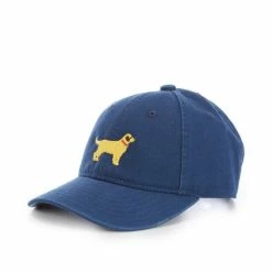 Best Sale 👏 Class Club Boys Yellow Lab Embroidered Twill Hat Navy 🎉