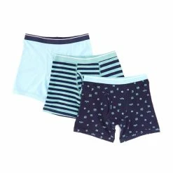 Promo ⭐ Class Club Big Boys 6-20 Woven 3-Pack Boxer Briefs Navy 😍